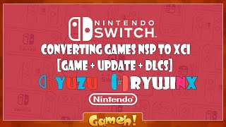 Nintendo Switch Converting Games NSP to XCI [Game   Update   DLCs]