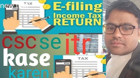 CSC Tax2win ITR Return Filing Process 2023 CSC @Tax2winlnlndia se ITR File Kaise KarenTDS Return2023