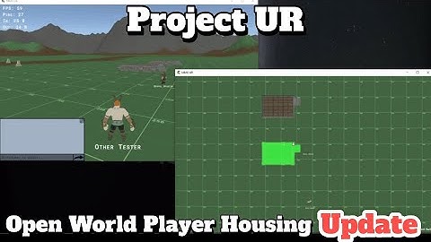 MMO Open World Player Housing - Project UR - Update 1 (Construction Phases)