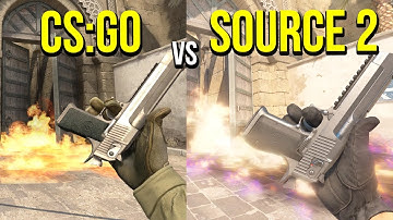 СРАВНЕНИЕ ОБЫЧНОЙ CS:GO ПРОТИВ CS2 НА SOURCE 2