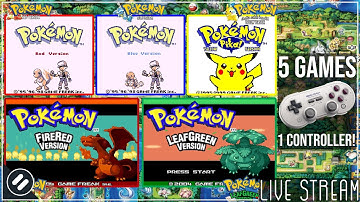 Can I play 5 Pokemon games with 1 controller AT THE SAME TIME?