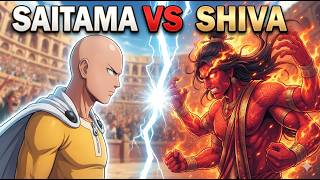 SAITAMA vs SHIVA | Record of Ragnarok | AI fight