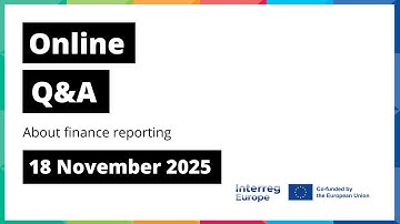 Q&A session on finance reporting on 18 November