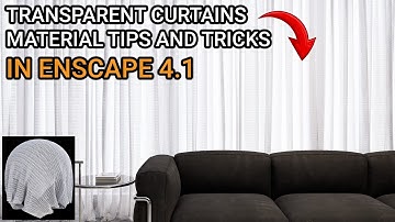 ENSCAPE TUTORIALS | Buổi 31: Hướng Dẫn Làm Vật Liệu Rèm Xuyên Sáng Trong Enscape 4.1