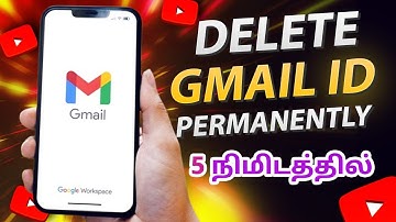 How To Delete Gmail Account Permanent in Tamil