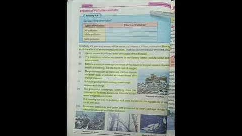 Class 5 Science Unit 4,   2024                        Topic : " Environmental Pollution" Part 1