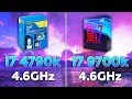 i7 4790k vs i7 9700k Test in 9 Games