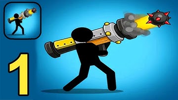 Boom Stick: Bazooka Puzzles - Gameplay Walkthrough Part 1 All Levels 1 to 7 ( Android,iOS )