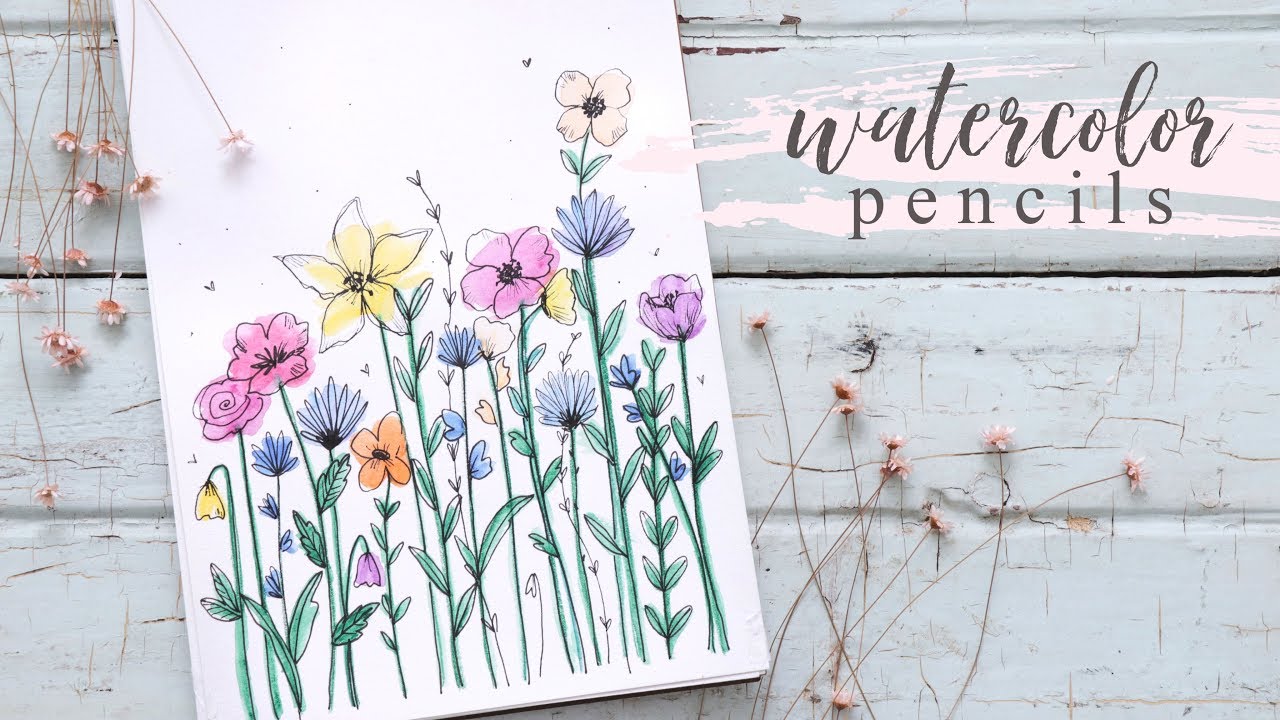 How To Use Watercolor Pencils For Beginners YouTube