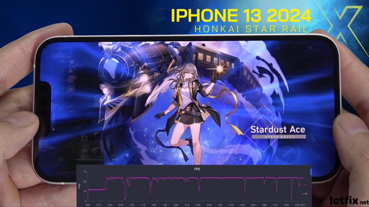iPhone 13 Honkai Star Rail Gaming test 2024 | Apple A15 Bionic