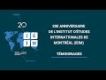 20e anniversaire de linstitut dtudes internationales de montral ieim  tmoignages