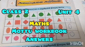 class2 Maths Unit4/Mottu workbook answers/Ennum Ezhuthum
