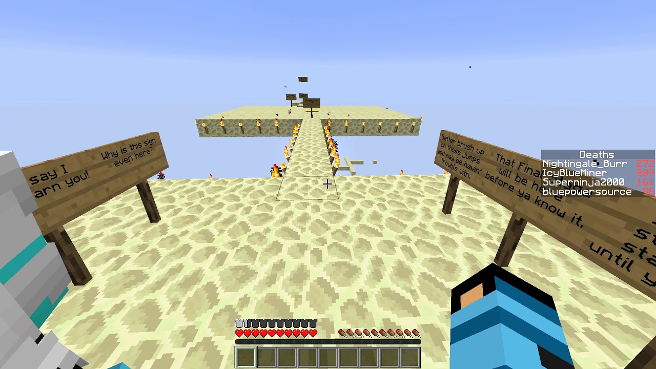 IT'S GETTING BRUTAL... (Stages 51-60) | Minecraft Obstacle Course 2 Ep ...