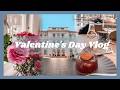 VALENTINE'S DAY VLOG // erin condren budget planner, coffee date and library haul