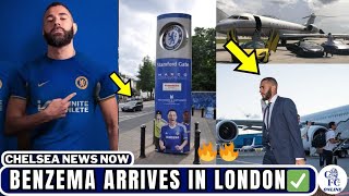 BREAKING! Karim Benzema Arrives In London Ahead Of Chelsea Move! Chelsea News Now