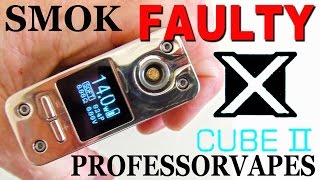 SMOK X CUBE II Vape Box Faulty OR is it Dumb and Dumber