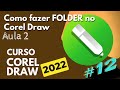 Curso de Corel Draw 2022- #12  Criação de Folder com medidas exatas - Aula2 #folder  #coreldraw