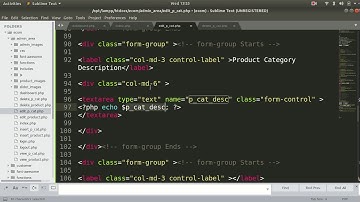 33 Edit Product Categories | Multivendor Ecommerce Website PHP | Section 3