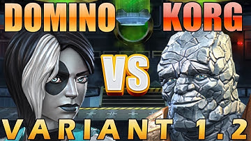 Domino VS Korg Variant 1.2 - Spite + Buffet - Marvel Contest Of Champions