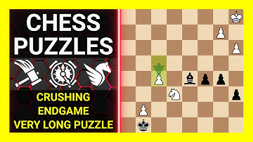 Chess Puzzles to Practice. Themes: Crushing, Endgame, Very long puzzle. Learn Chess