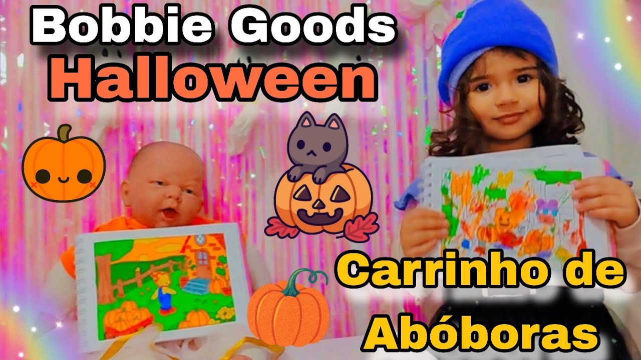 Colorindo Bobbie Goods Carrinho de Abóboras | Especial Halloween - YouTube