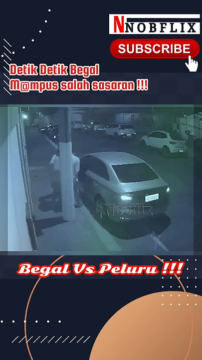maling ini harus sial karena dijebak polisi #begal #maling #viral #perampok #robbery