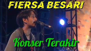 Fiersa besari - Celengan Rindu || konser Terakhir Menuju istirahat