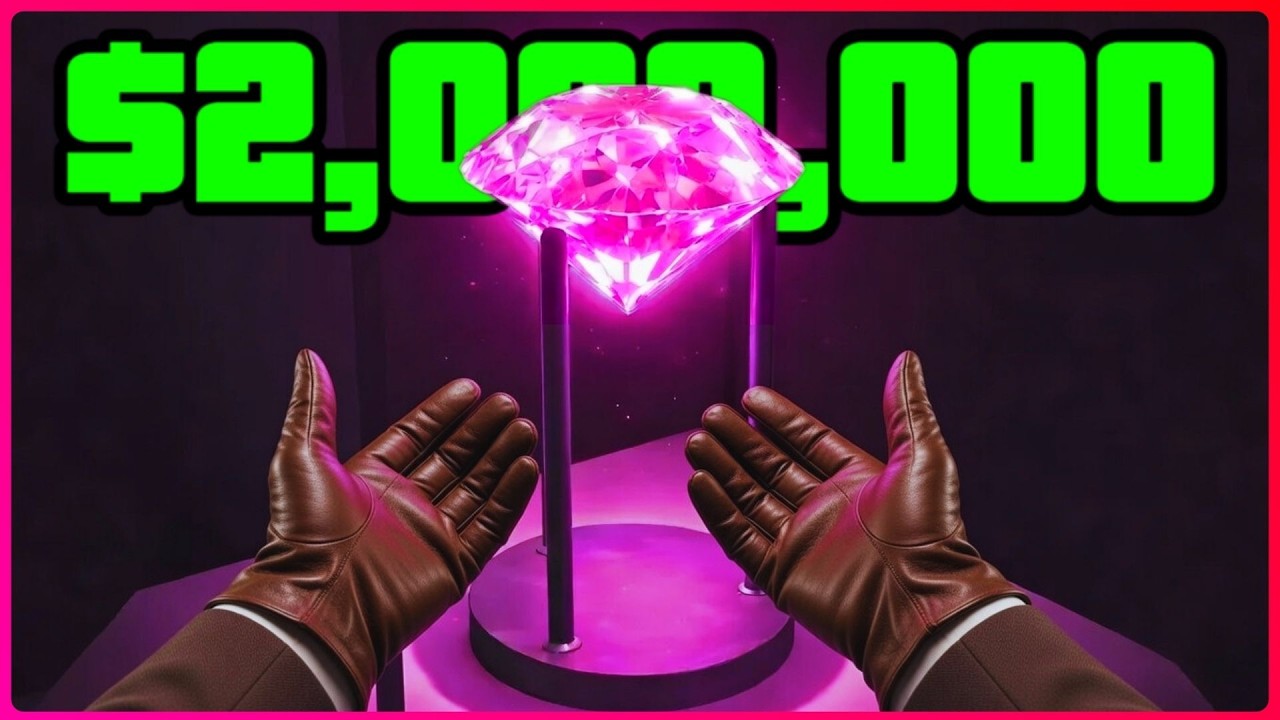 Cayo Perico'dan Pembe Elmas Çalmak ! #gta5