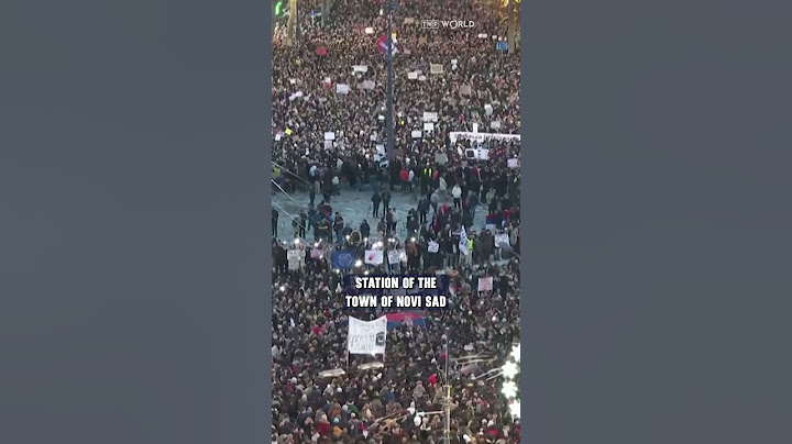 Thousands #protest in #Serbia as anger mounts over train station accident