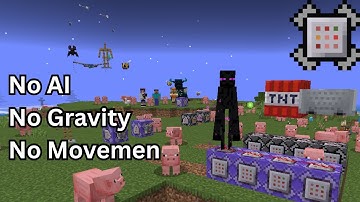 Minecraft Bedrock No entity movement/faling/No AI Update