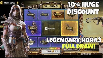 😍 BUYING NEW HBRa3 - LUCID SANDS DRAW in COD MOBILE | NEW MYSTIC DUNES DRAW CODM...