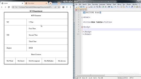 How to create an advanced table in HTML | Maven Academy