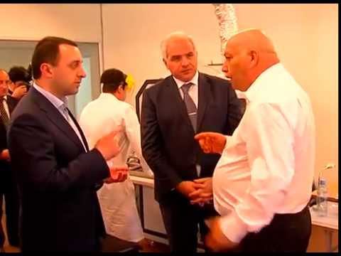 პრემიერ-მინისტრი ელექტრონული ნაკეთობების საწარმოში