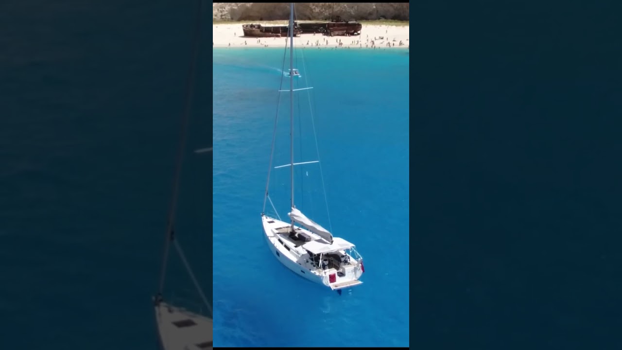 Spectacular Shipwreck Beach by Yacht (Zakynthos, Greece)