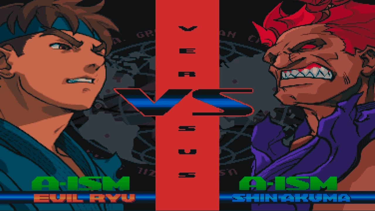 Evil Ryu vs Shin Akuma l STREET FIGHTER Alpha 3 Max [PSP] Gameplay ...