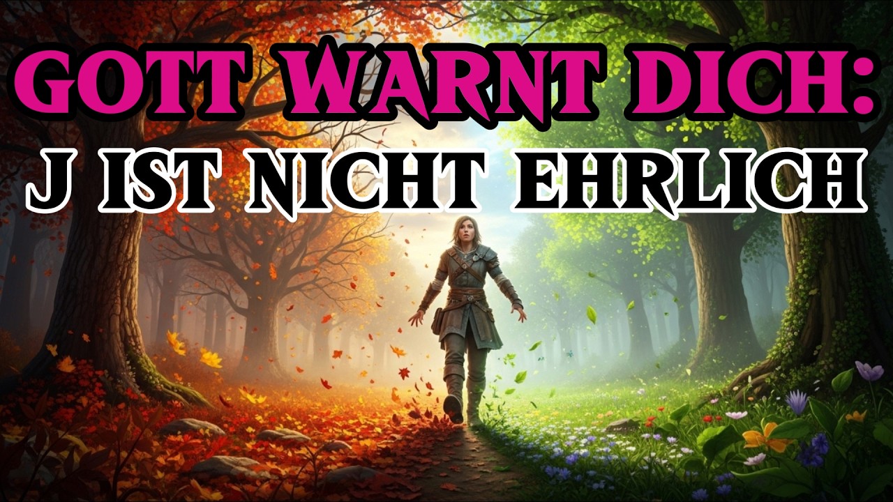 Gott sendet eine Warnung: Hüte dich vor jemandem mit dem Buchstaben „J“.