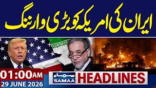 US-Iran War | Iran's big warning to America | 1 AM News Headlines | SAMAA TV