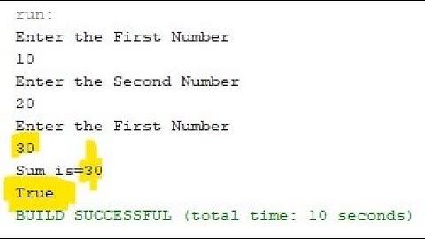 Java program sum of two integers and return true if the sum is equal to a third integer