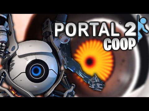 Portal 2 Coop Playthrough Part 3 - Eye on the Prize! Test Chamber 3!