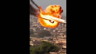 "Aakasmik Plane Crash in Ahmedabad 🛬 | Air India Flight 171 Tragic Haadsa" #emotionalshorts