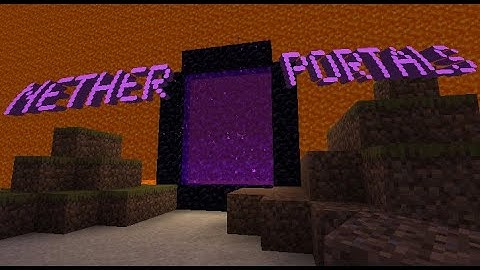 How to Make a Nether Portal (With or Without a Diamond Pickaxe) - Minecraft Tutorial