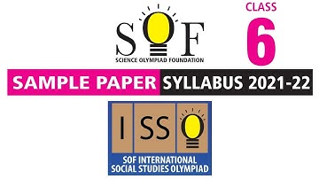 ISSO Social Studies Olympiad Class 6 Sample Paper 2021-22