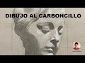 Dibujo al carboncillo  escultura clsica