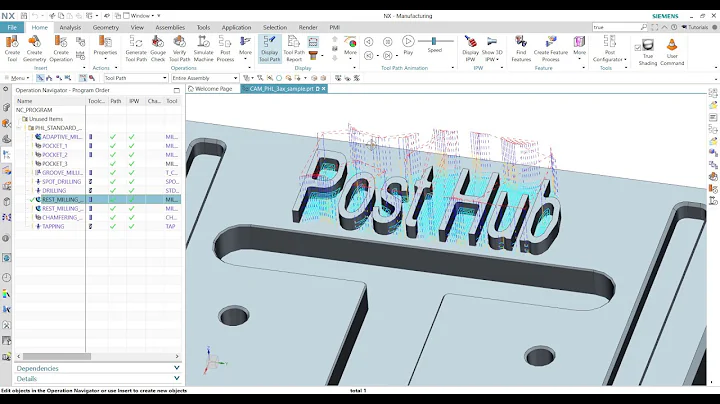 Weekly Tech Tip #10 - Raise power of your Post Processor in NX CAM