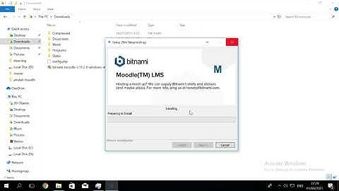 install elearning moodle 3.11 cara baru menggunakan bitnami langkah langkah membuat server moodle