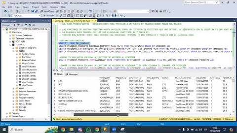 Curso de SQL: Funciones de ventana en SQL - Clausula OVER (PARTITION BY - ORDER BY) - Sesión 7