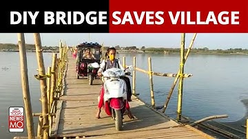 DIY Bamboo Bridge Built By Youngsters Saves Village | NewsMo