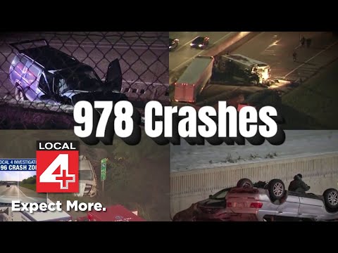 I-96 crash data: