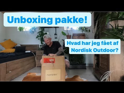 Unboxing pakke fra Nordisk Outdoor #unboxing #friluftsliv