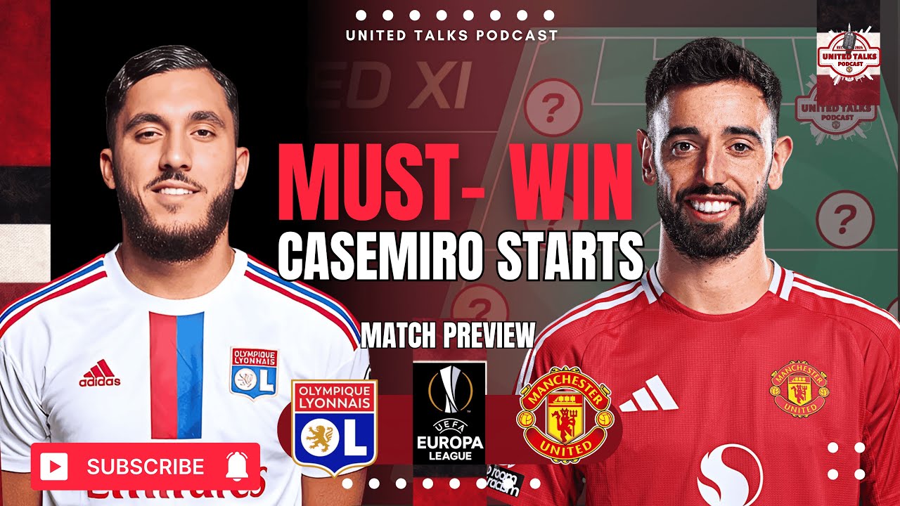 🔥 Man United vs Lyon Tactical Preview! | Amorim's Strategy EXPLAINED 🧠 | 